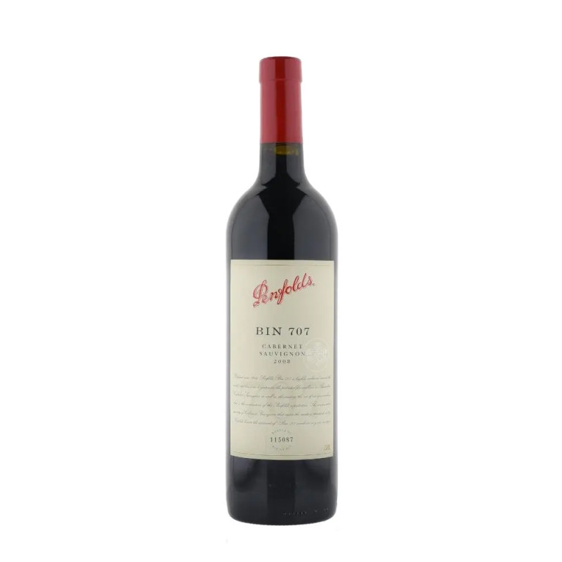 Penfolds Bin 707 Cabernet Sauvignon 2008 wooden gift box