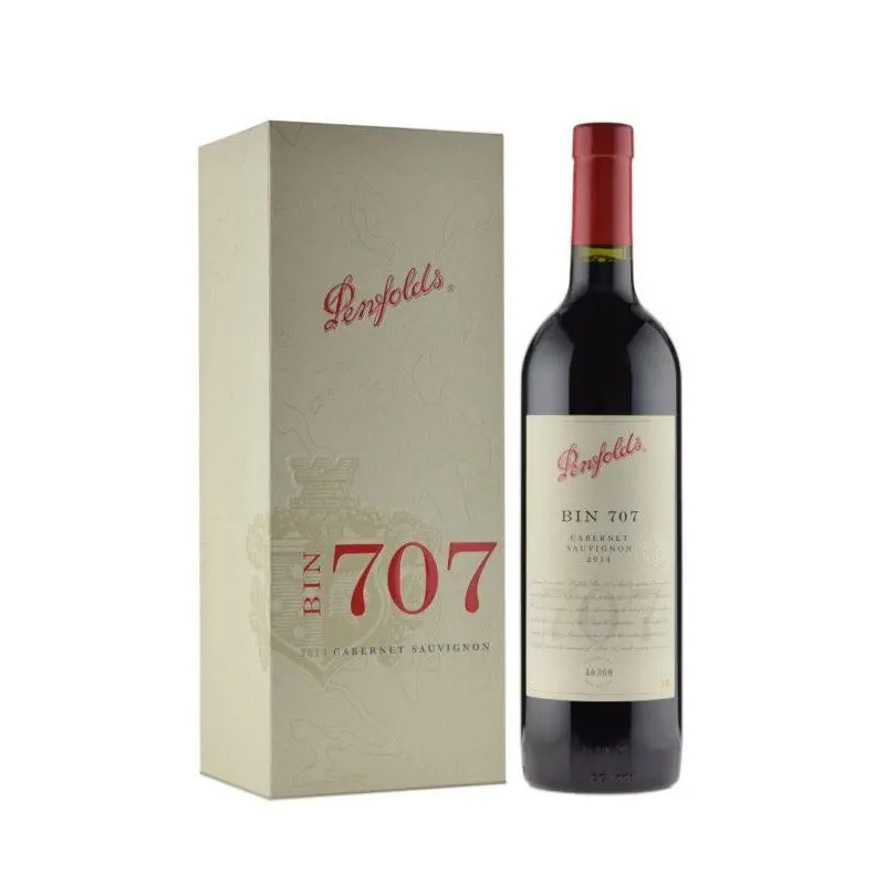 Penfolds Bin 707 Cabernet Sauvignon 2014 presentation box
