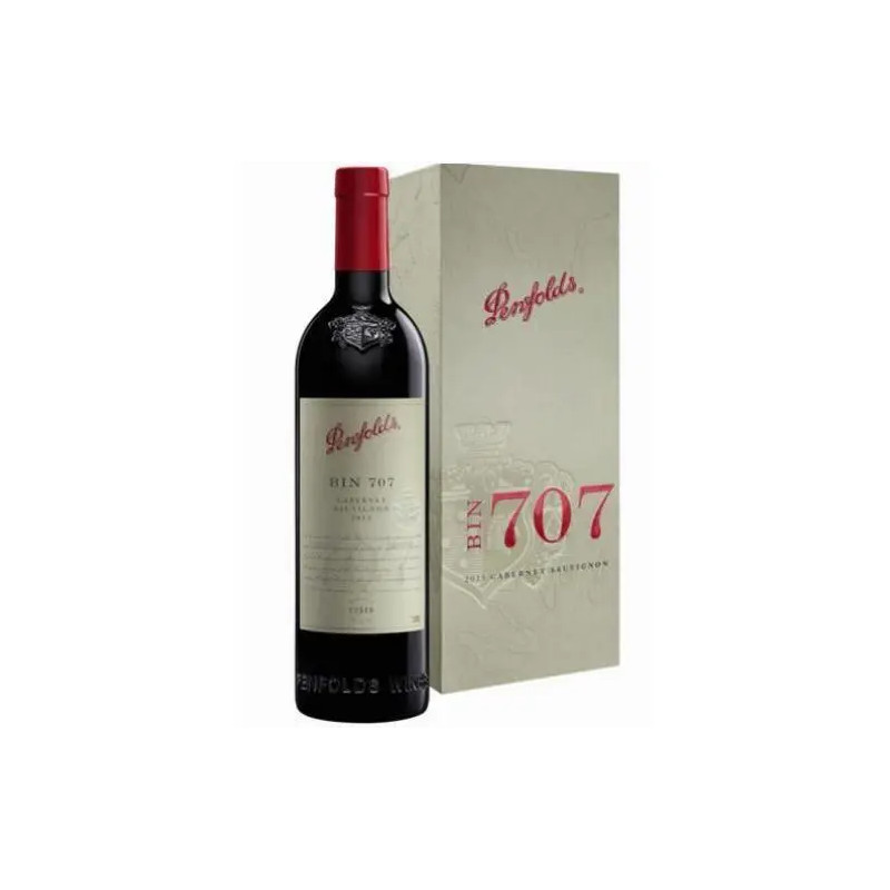 Penfolds Bin 707 Cabernet Sauvignon 2015 presentation box