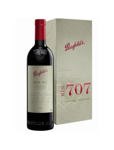 Penfolds Bin 707 Cabernet Sauvignon 2015 presentation box
