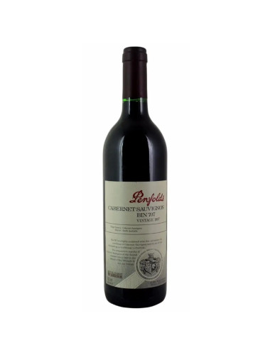 Penfolds Bin 707 Cabernet Sauvignon 1997 wooden gift box