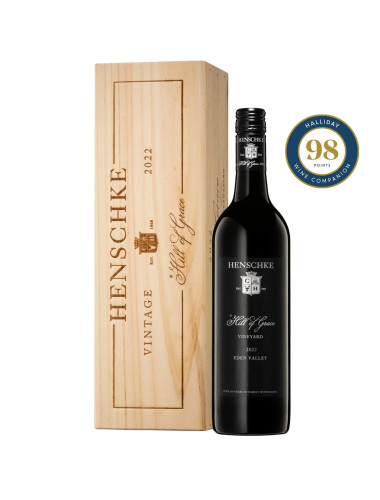 Henschke Hill Of Grace Shiraz 2022 Wooden Gift Box 750ml