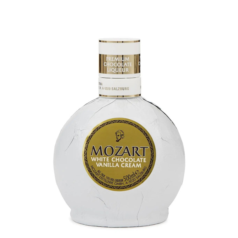 Mozart White Chocolate Vanilla Cream Liqueur 500mL