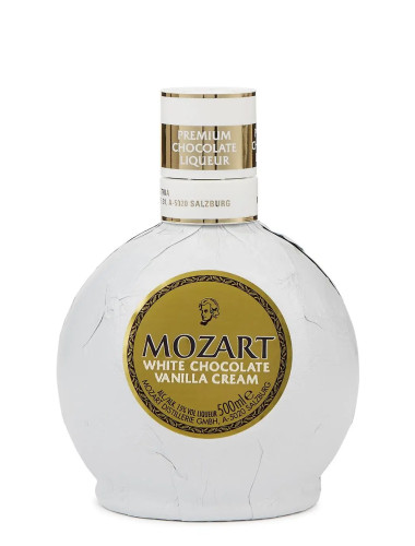 Mozart White Chocolate Vanilla Cream Liqueur 500mL