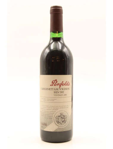 Penfolds Bin 707 Cabernet Sauvignon 1998 wooden gift box