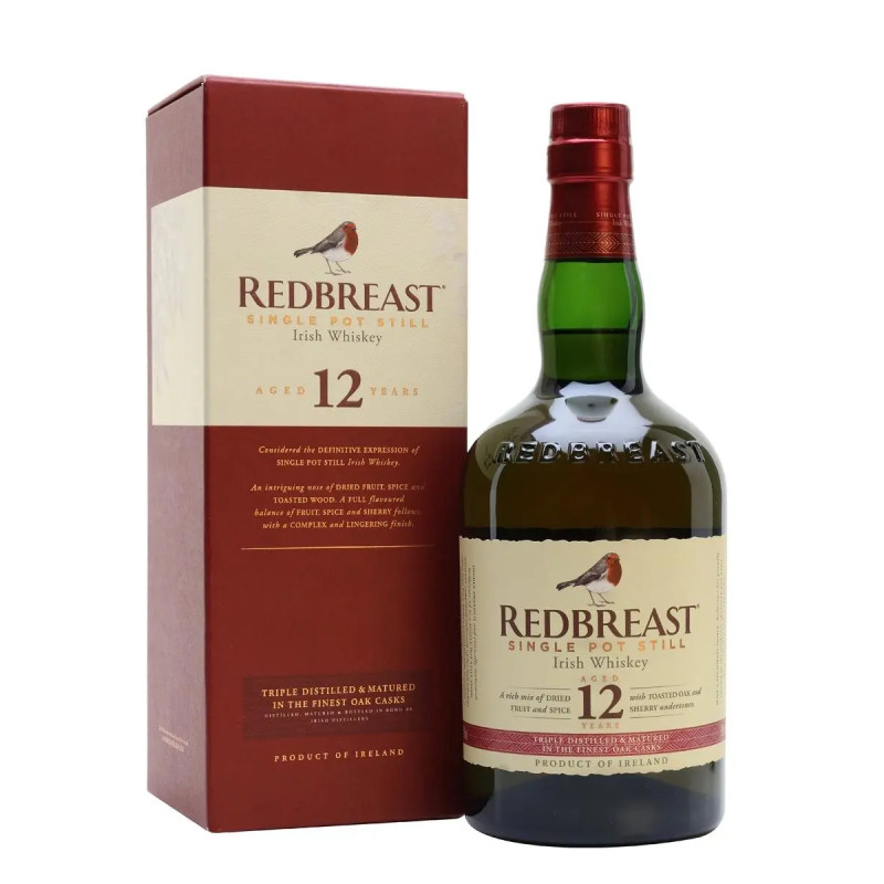 Jameson Redbreast 12Yo Single Pot Still Irish Whiskey