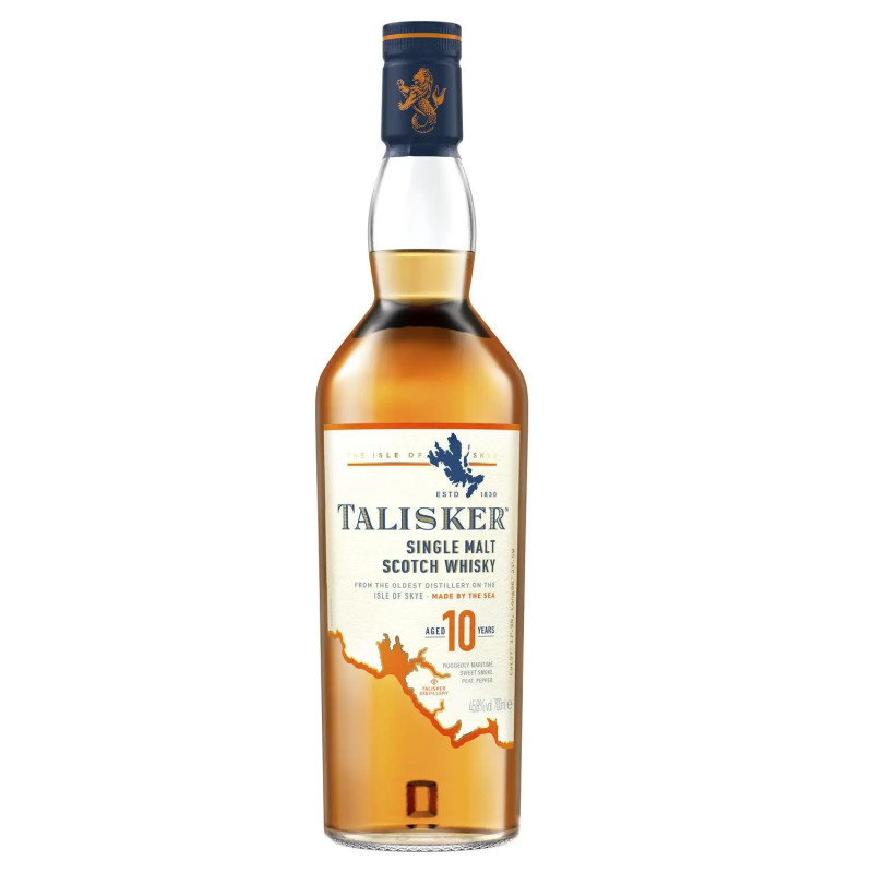 Talisker Single Malt Scotch Whisky 10 Year Old 700mL