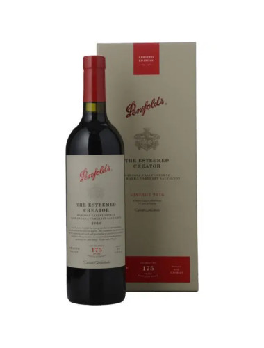 Penfolds The Esteemed Creator Shiraz - Cabernet 2016 presentation box