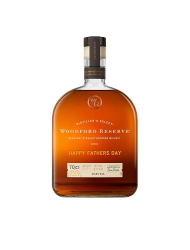 FATHERS DAY : Woodford Reserve Kentucky Bourbon  - With Personalised Engraved Message for dad