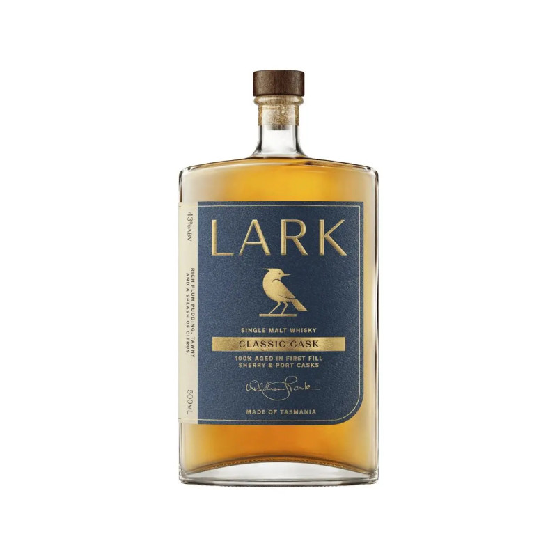 Lark Classic Cask Single Malt Australian Whiskey 500ml
