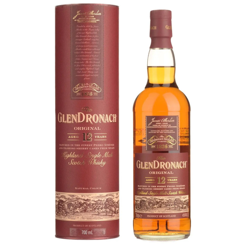 Glendronach 12 YO Scotch 700ml