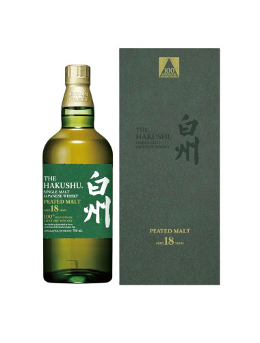 Hakushu 18 Year Old Single Malt Japanese Whiskey 100th Anniversary Edition 700ml