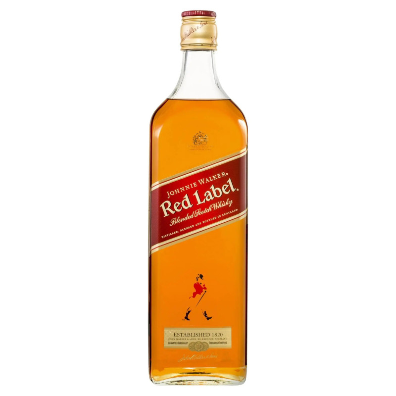 Johnnie Walker Red Label Blended Scotch Whisky 1L