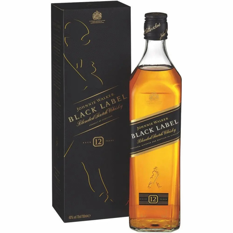 Johnnie Walker Black Label Scotch Whisky 700mL