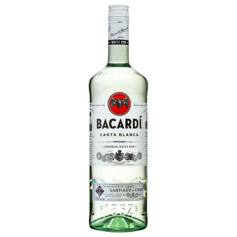 Bacardi Carta Blanca Superior White Rum 1L