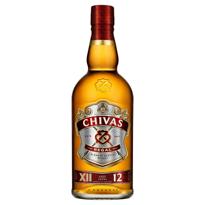 Chivas Regal 12 Year Old Blended Scotch Whisky 700mL