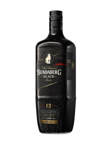 Bundaberg Black Aged 12yo Rum Vat #244 1L Bottle Number #18696