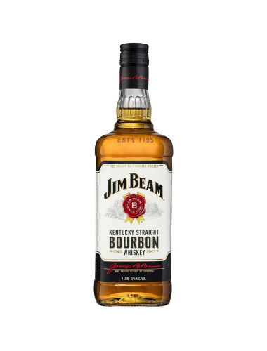 Jim Beam White Label Bourbon 37% 1L