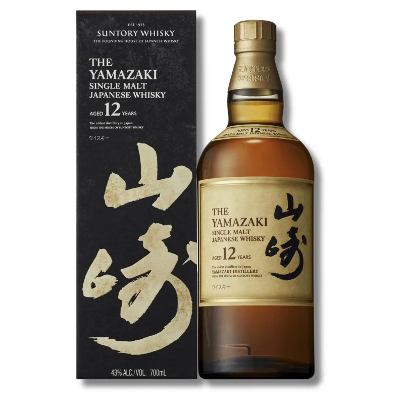 Yamazaki 12 Year Old Single Malt Japanese Whisky 700ml