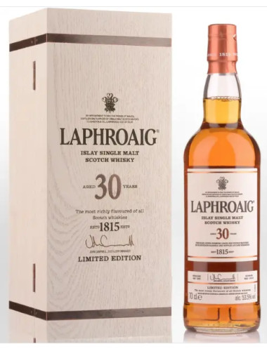 Laphroaig 30yo Single Malt Scotch whisky 700ml