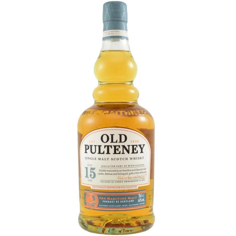 Old Pulteney 15 Year Old Single Malt Scotch Whisky 700ml