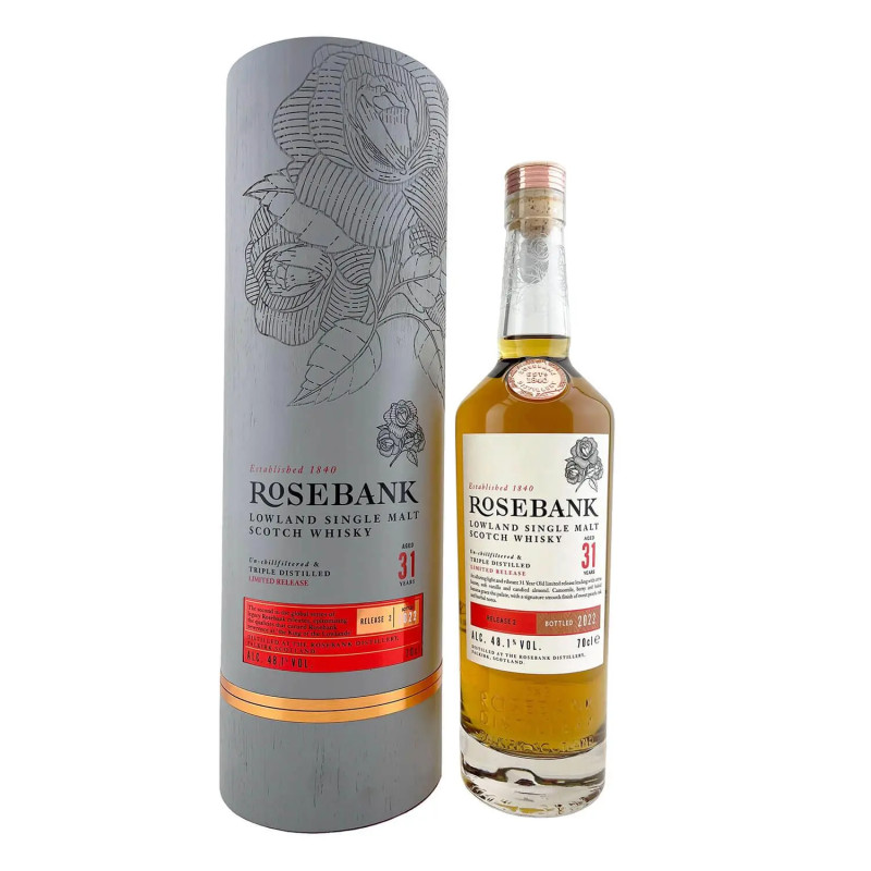 Rosebank 31 Year Old Single Malt Whisky 700ml