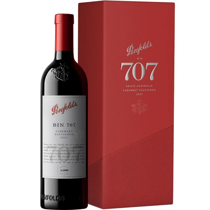 Penfolds Bin 707 Cabernet Sauvignon 2021 Gift Box