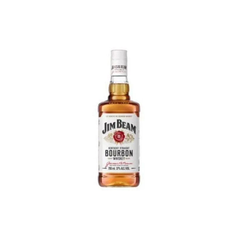 Jim Beam White Label Kentucky Straight Bourbon Whiskey 700ml