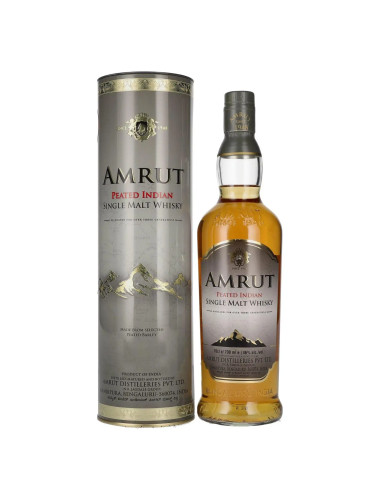 Amrut Peated Single Malt Indian Whisky 46% 700ml