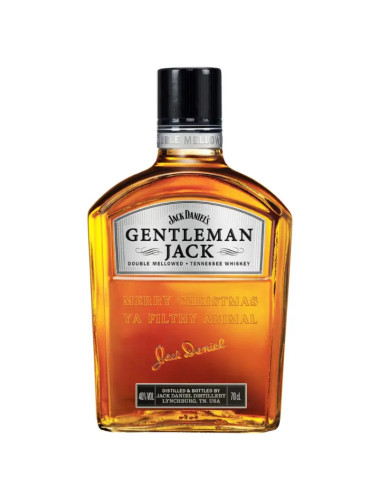 Jack Daniel's Gentleman Jack Whiskey - Merry Christmas Ya Filthy Animal