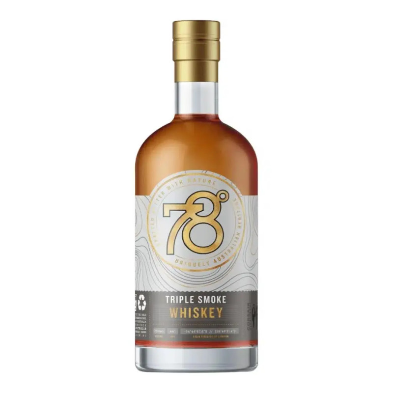 78 Degrees Triple Smoke Whisky 700ml