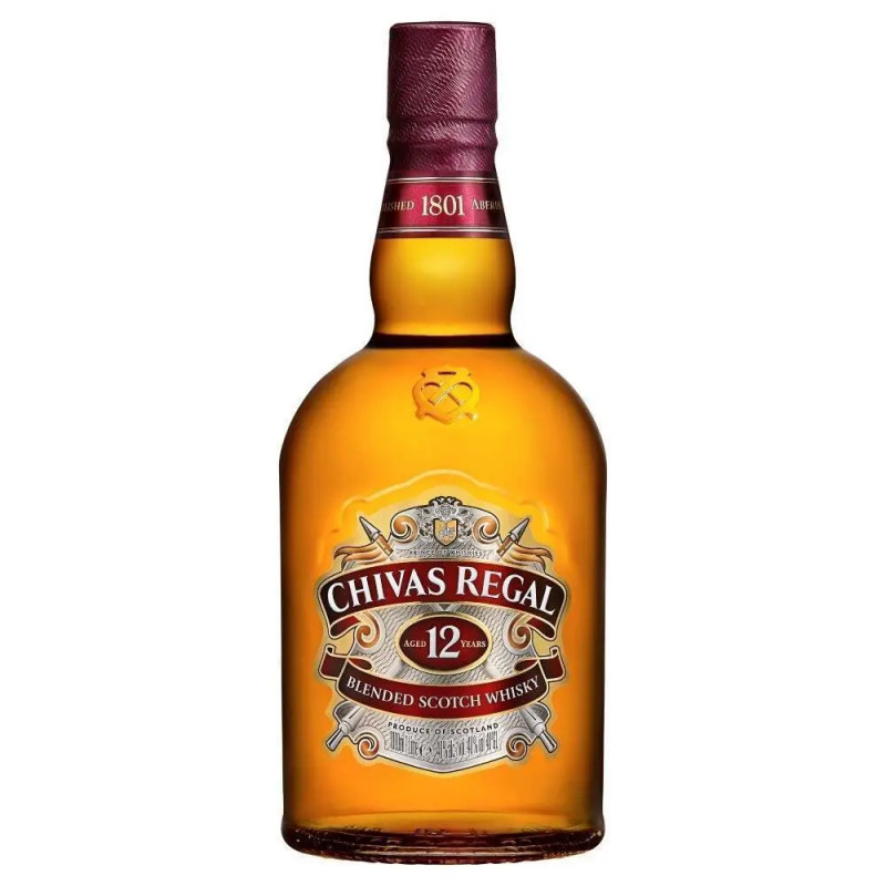 Chivas Regal 12 Year Old Blended Scotch Whisky 1L