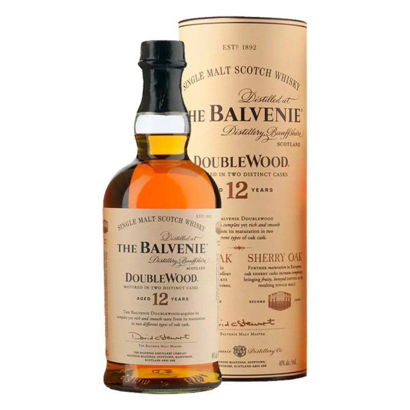 Balvenie 12YO Doublewood Single Malt Scotch Whiskey 700ml