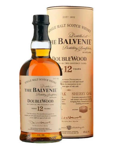 Balvenie 12YO Doublewood Single Malt Scotch Whiskey 700ml