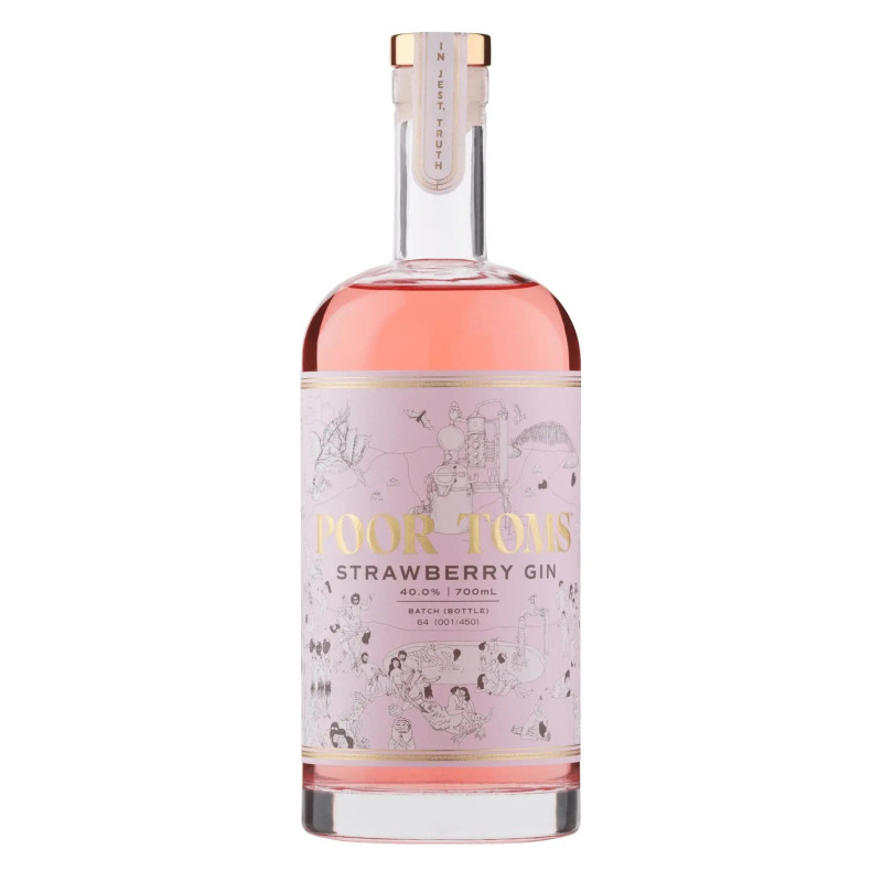Poor Toms Strawberry Gin 700ml