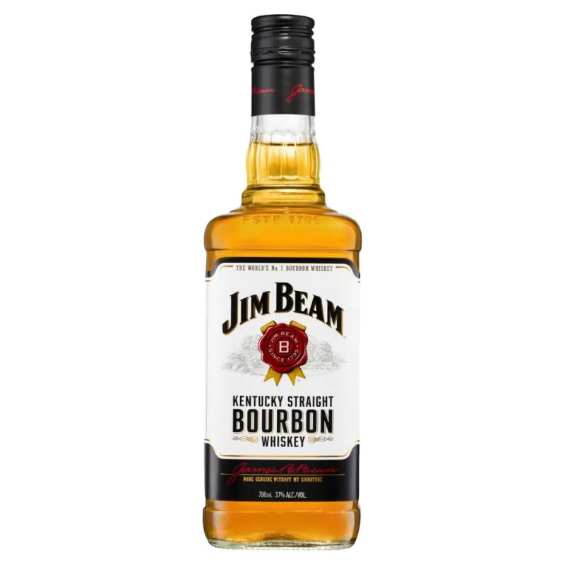 Jim Beam White Lbl 37% 700ml