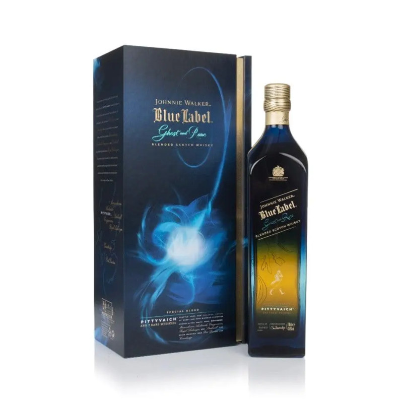 Johnnie Walker Blue ghost and rare Pittyvaich Whisky