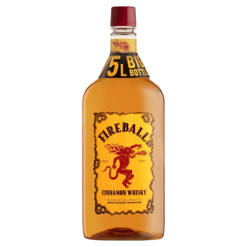 Fireball Cinnamon Flavoured Whisky 1.75L