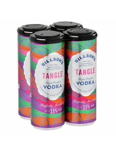 Billson's Tangle Vodka 4 Pack
