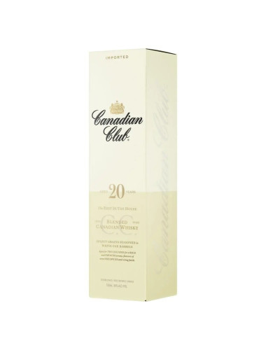 Canadian Club 20 Year Old Blended Canadian Whisky