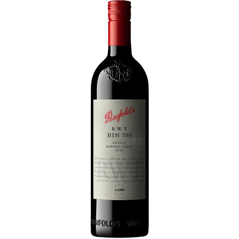 Penfolds RWT Bin 798 Shiraz 2022 750mL