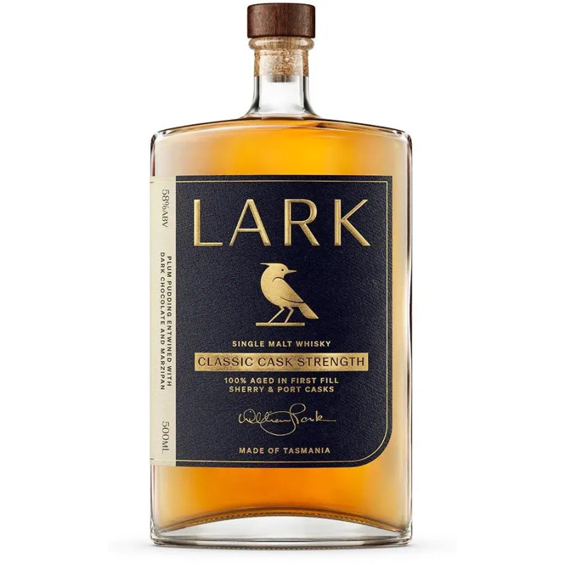 Lark Cask Strength Single Malt Australian Whisky 500ml