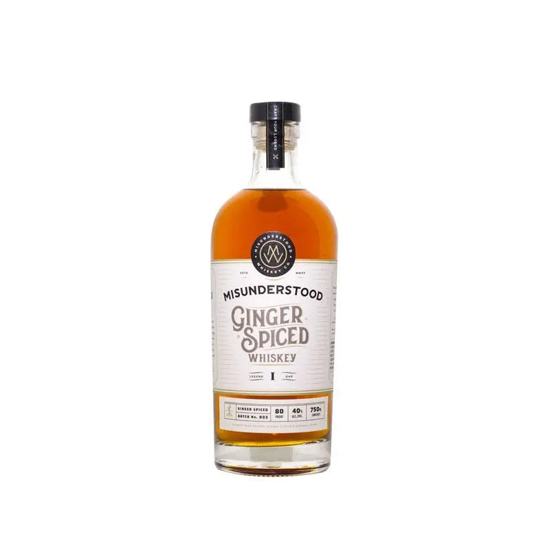 MISUNDERSTOOD Ginger Spiced WHISKEY 750ML