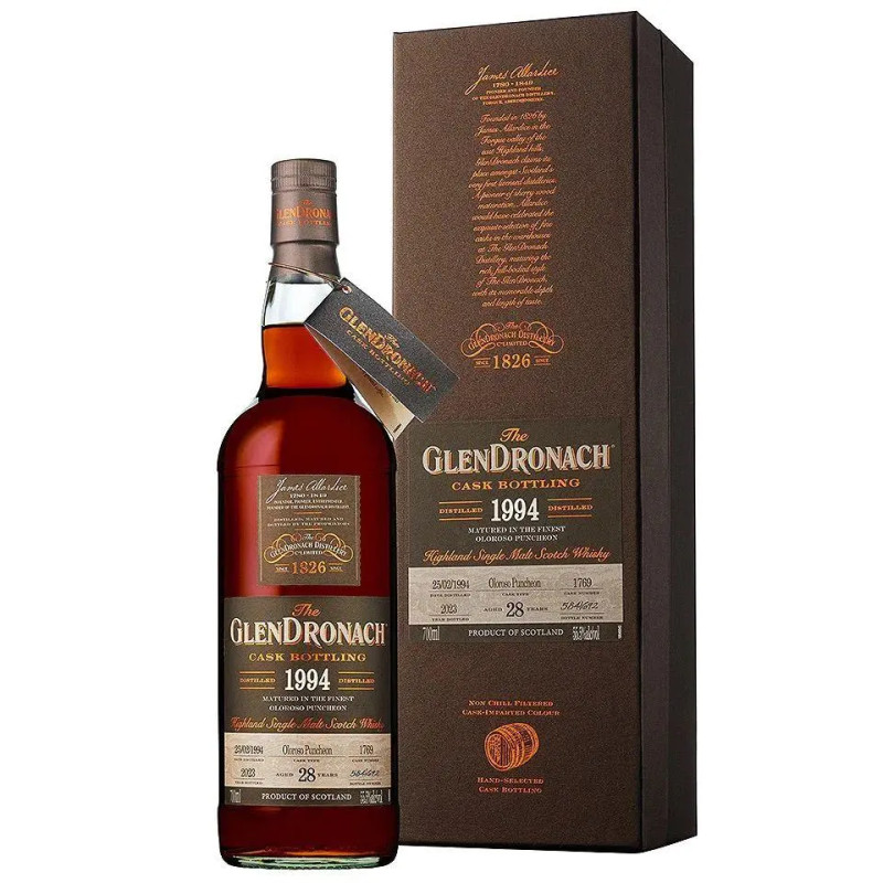 The Glendronach 28Yo 1994 Cask Scotch #1769 55.5% 700ml
