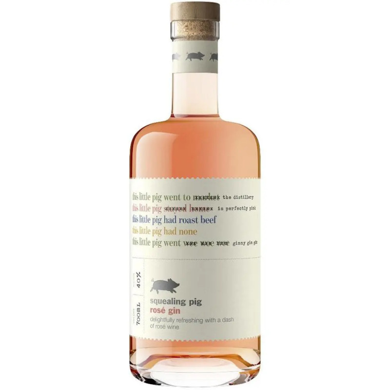 Squealing Pig Rose Gin 700ml