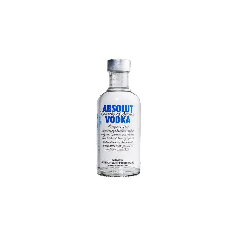 Absolut Vodka 200mL Bottle