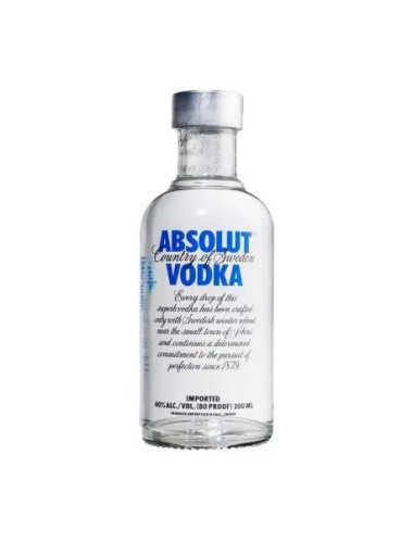 Absolut Vodka 200mL Bottle