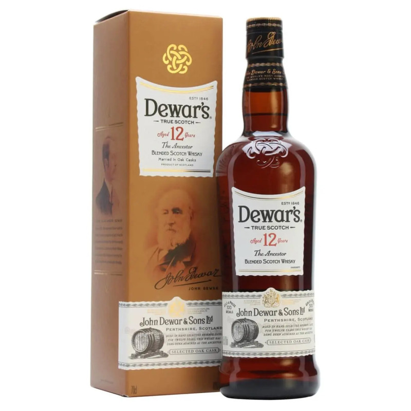 Dewar's 12Yo Blended Scotch Whiskey 700ml