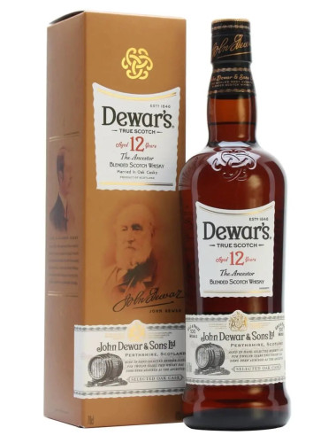 Dewar's 12Yo Blended Scotch Whiskey 700ml