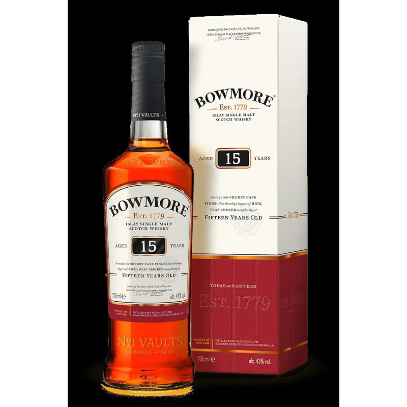 Bowmore 15 Year Old Islay Single Malt Scotch Whisky